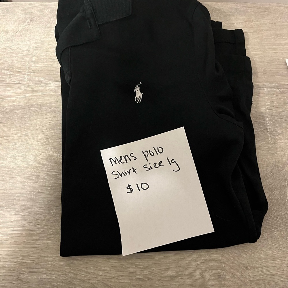 Mens polo short sleeve dress shirt